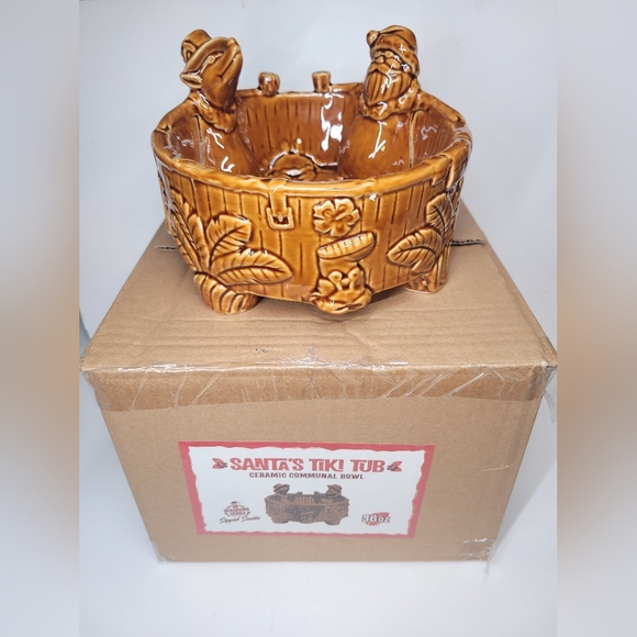 Beachbum Berry Santas Tiki Tub Communal Bowl Sippin Santa Miracle Popup 36 Oz - Picture 2 of 11